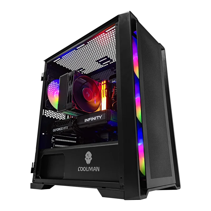 Sigma Ruby Black Desktop Gaming PC | Intel Core Ultra 5 245KF | 16GB RAM | 1TB SSD | RTX 5060 | Windows 11 Pro