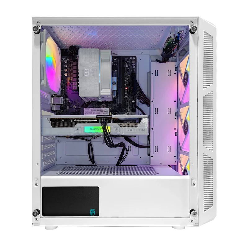 Sigma Hermes White Desktop Gaming PC | AMD Ryzen 5 7400 | 16GB RAM | 1TB SSD | RX 9060 XT | Windows 11 Pro