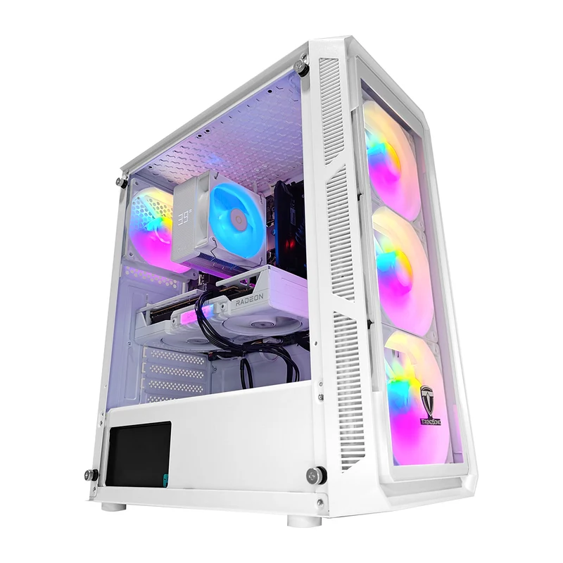 Sigma Hermes White Desktop Gaming PC | AMD Ryzen 5 7400 | 16GB RAM | 1TB SSD | RX 9060 XT | Windows 11 Pro