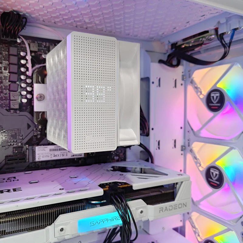 Sigma Hermes White Desktop Gaming PC | AMD Ryzen 5 7400 | 16GB RAM | 1TB SSD | RX 9060 XT | Windows 11 Pro