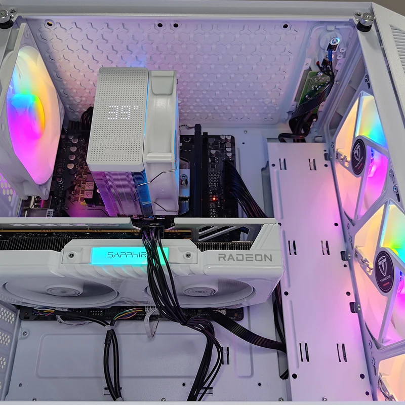 Sigma Hermes White Desktop Gaming PC | AMD Ryzen 5 7400 | 16GB RAM | 1TB SSD | RX 9060 XT | Windows 11 Pro