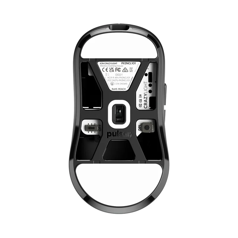 Pulsar X2N CrazyLight 8K Polling Rate eSports Gaming Mouse Size 1 (Jet Black, Uyuni White, Ocean)