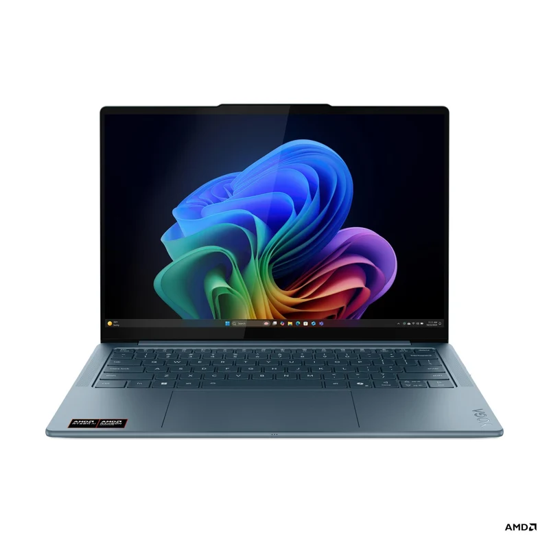 Lenovo Yoga Slim 7 14AKP10 83JY007JPH Copilot+ PC Laptop (Tidal Teal) | 14" 2.8K WQXGA+ (2880x1800) OLED 120Hz | Ryzen AI 7 350 | 16GB RAM | 1TB SSD | AMD Radeon 860M Graphics | Windows 11 Home | MS Office Home 2024 + MS 365 Basic + Yoga Sleeve