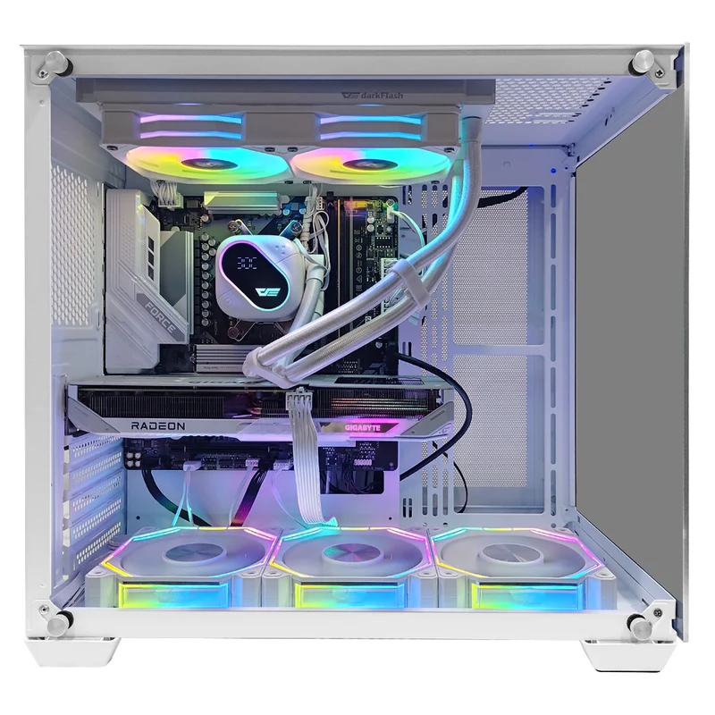 Aurora C285P White Desktop Gaming PC | AMD Ryzen 7 8700F | 16GB RAM | 1TB SSD | RX 9060 XT | Windows 11 Pro