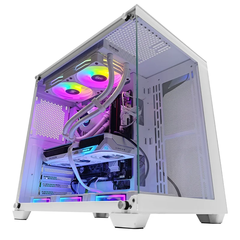 Aurora C285P White Desktop Gaming PC | AMD Ryzen 7 8700F | 16GB RAM | 1TB SSD | RX 9060 XT | Windows 11 Pro