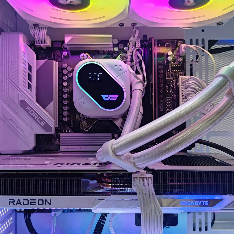 Aurora C285P White Desktop Gaming PC | AMD Ryzen 7 8700F | 16GB RAM | 1TB SSD | RX 9060 XT | Windows 11 Pro