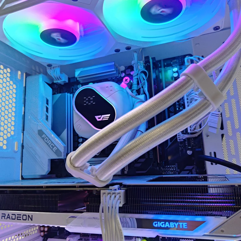 Aurora C285P White Desktop Gaming PC | AMD Ryzen 7 8700F | 16GB RAM | 1TB SSD | RX 9060 XT | Windows 11 Pro