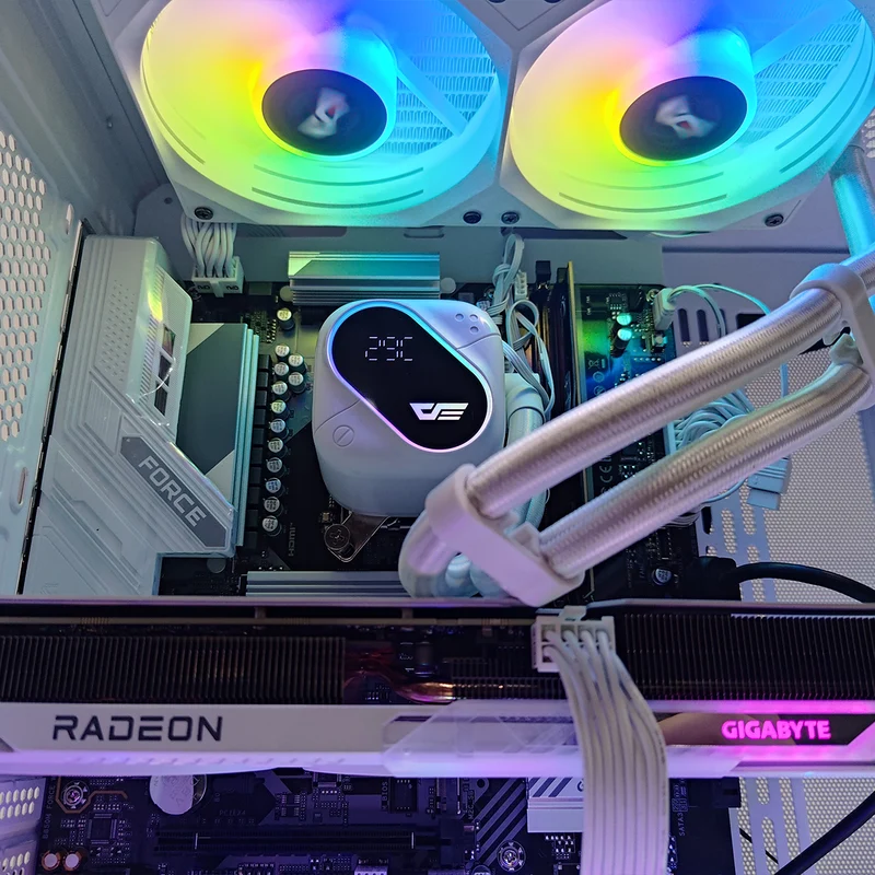 Aurora C285P White Desktop Gaming PC | AMD Ryzen 7 8700F | 16GB RAM | 1TB SSD | RX 9060 XT | Windows 11 Pro