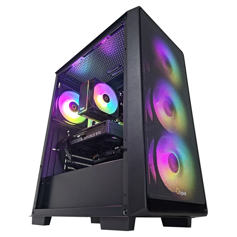 Sigma Gamma C60 Black Desktop Gaming PC | AMD Ryzen 5 7500F | 16GB RAM | 1TB SSD | RTX 5060 | Windows 11 Pro