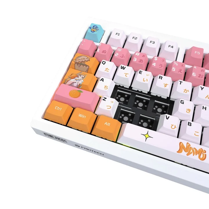 Fantech x One Piece MK921 Maxfit8 Tri-Mode Hot-Swappable Wireless Mechanical Keyboard (Brown Tactile Switch) (Nami)