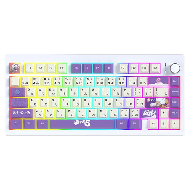 Fantech x One Piece MK921 Maxfit8 Tri-Mode Hot-Swappable Wireless Mechanical Keyboard (Brown Tactile Switch) (Luffy Gear 5)