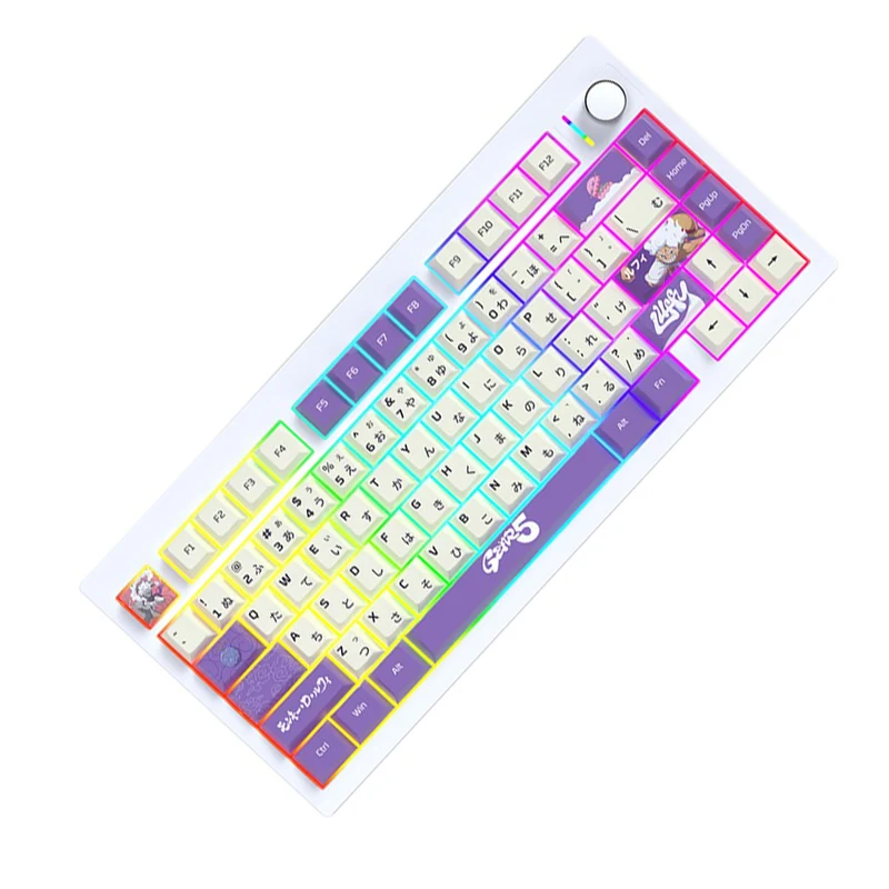 Fantech x One Piece MK921 Maxfit8 Tri-Mode Hot-Swappable Wireless Mechanical Keyboard (Brown Tactile Switch) (Luffy Gear 5)