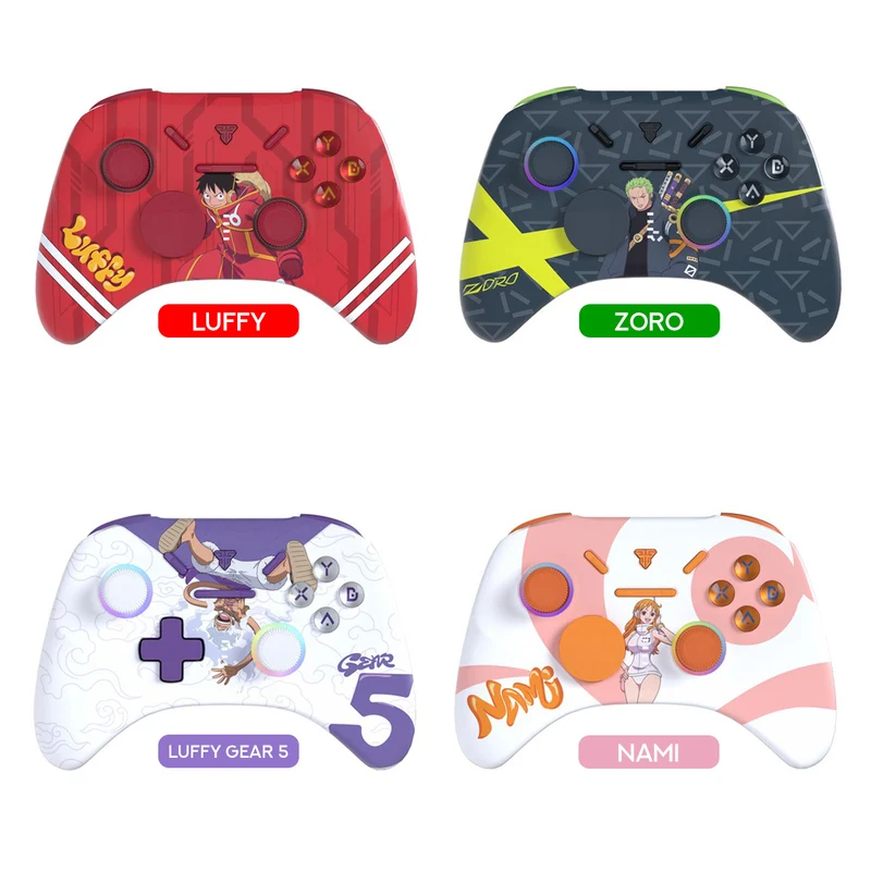 Fantech x One Piece WGP15V2A EOS Pro II A Tri-Mode Multi-Platform Gamepad (Luffy, Zoro, Luffy Gear 5, Nami)