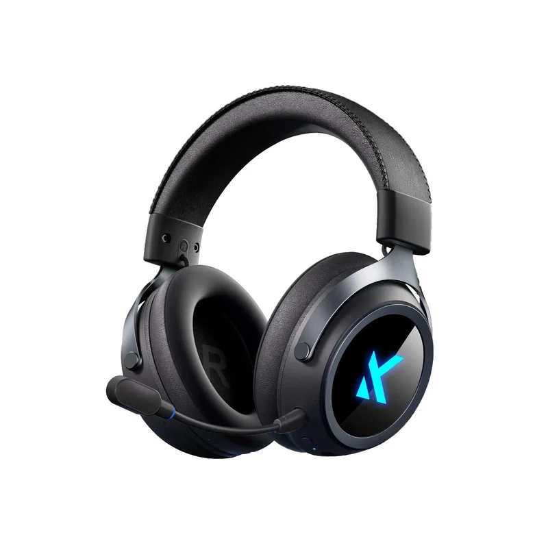 MCHOSE X9 RGB Wireless Gaming Headset (Black, White)