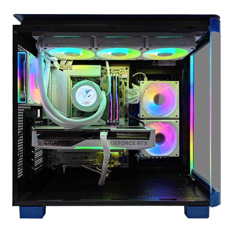 Ultra King 95 Blue Desktop Gaming PC | AMD Ryzen 7 9800X3D | 64GB RAM | 1TB SSD | RTX 5070 TI | Windows 11 Pro