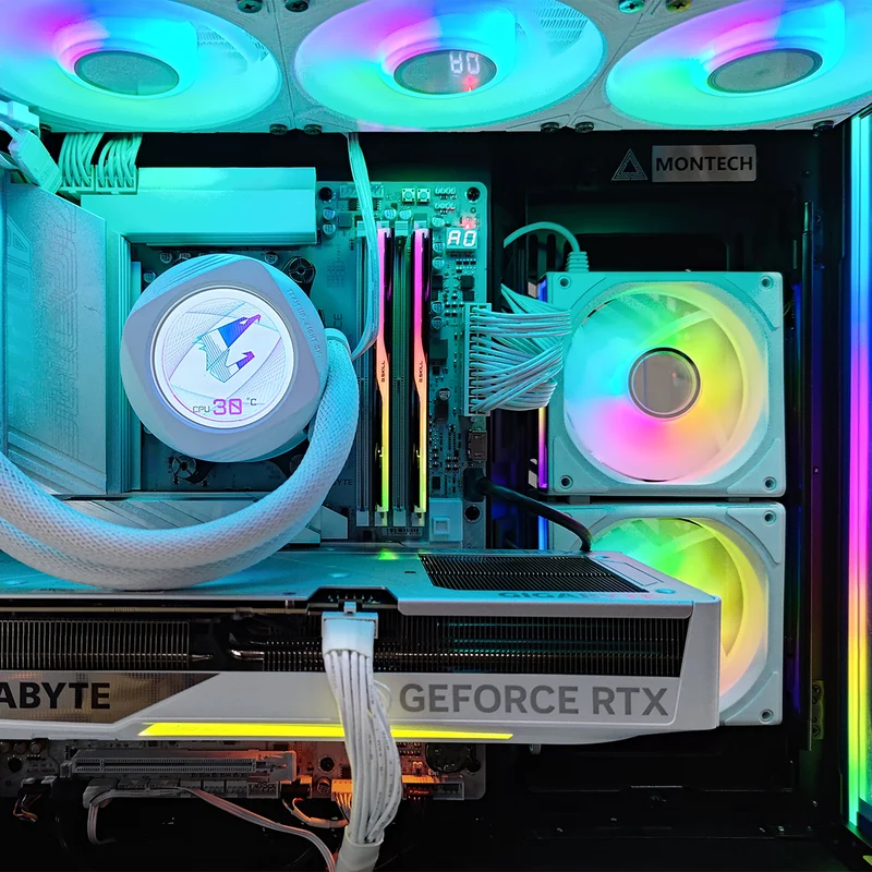 Ultra King 95 Blue Desktop Gaming PC | AMD Ryzen 7 9800X3D | 64GB RAM | 1TB SSD | RTX 5070 TI | Windows 11 Pro