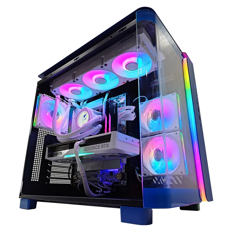 Ultra King 95 Blue Desktop Gaming PC | AMD Ryzen 7 9800X3D | 64GB RAM | 1TB SSD | RTX 5070 TI | Windows 11 Pro