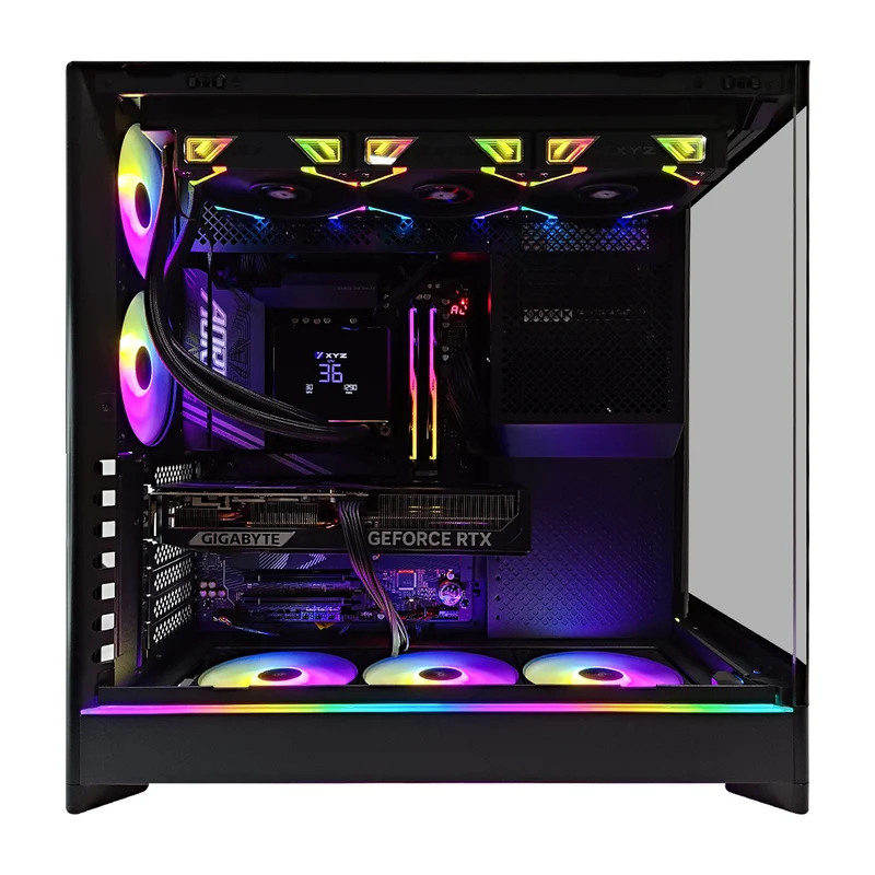 Optima HS02 Pro Black Desktop Gaming PC | AMD Ryzen 7 7800X3D | 32GB RAM | 1TB SSD | RTX 5070 | Windows 11 Pro