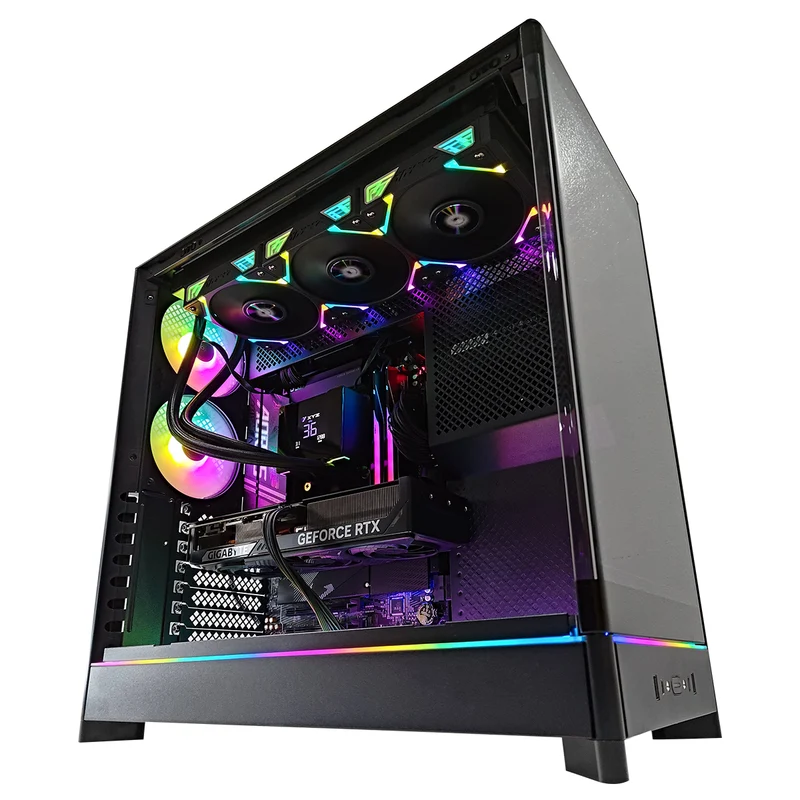 Optima HS02 Pro Black Desktop Gaming PC | AMD Ryzen 7 7800X3D | 32GB RAM | 1TB SSD | RTX 5070 | Windows 11 Pro