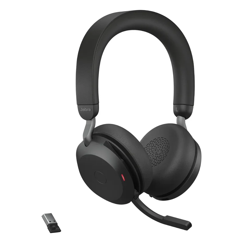 Jabra Evolve2 75 Link390A UC Stereo Wireless Headset (Black)