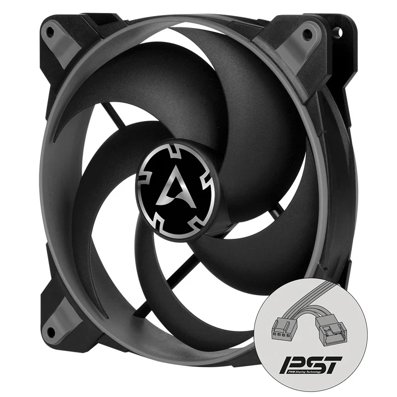 Arctic BioniX P120 120mm PWM Fan with Cable Splitter (Black/Grey) (ACFAN00168A)