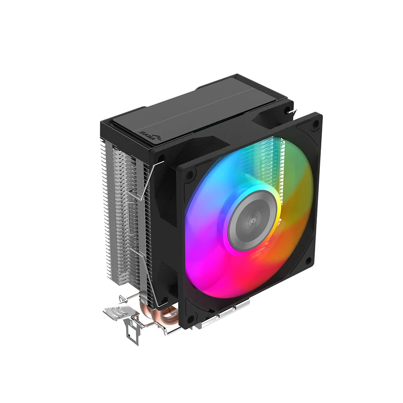 Sama X20 Compact Single Tower CPU Cooler with Metal Finish & RGB Fan (Black) (X20-XXWNYX0X-G)