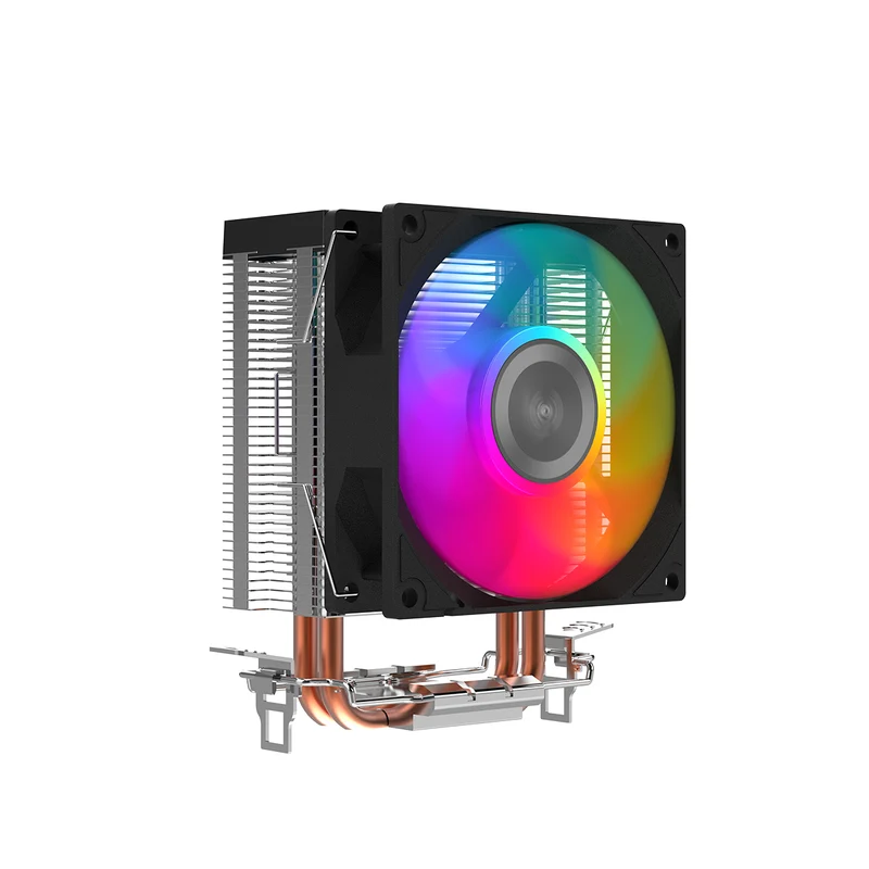 Sama X20 Compact Single Tower CPU Cooler with Metal Finish & RGB Fan (Black) (X20-XXWNYX0X-G)