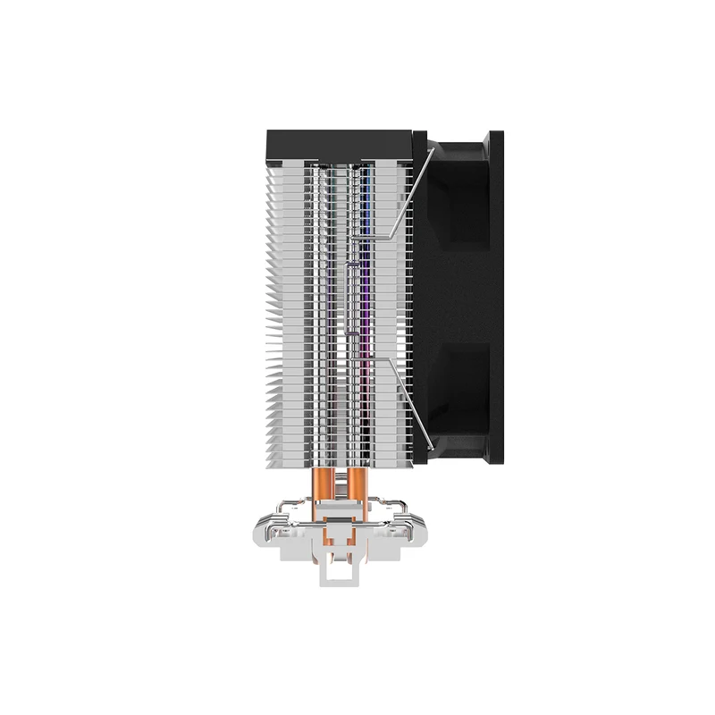 Sama X20 Compact Single Tower CPU Cooler with Metal Finish & RGB Fan (Black) (X20-XXWNYX0X-G)