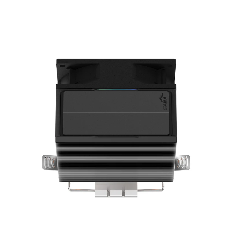 Sama X20 Compact Single Tower CPU Cooler with Metal Finish & RGB Fan (Black) (X20-XXWNYX0X-G)