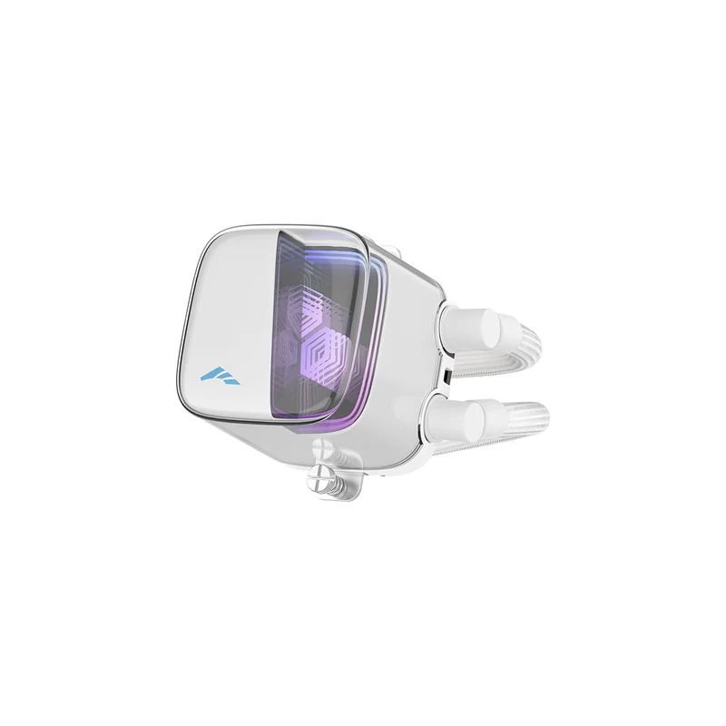 Sama L70 360mm AIO ARGB Liquid CPU Cooler with Infinity Mirror Effect (Black, White)