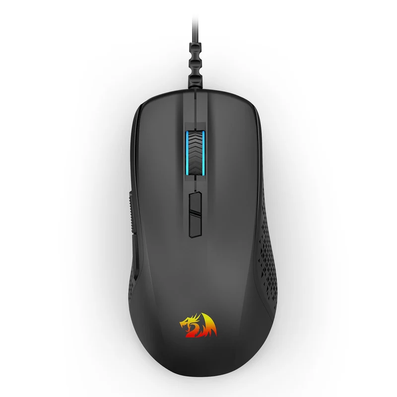 Redragon Stormrage Air M718 12800DPI Ergonomic Wired Gaming Mouse (Black)