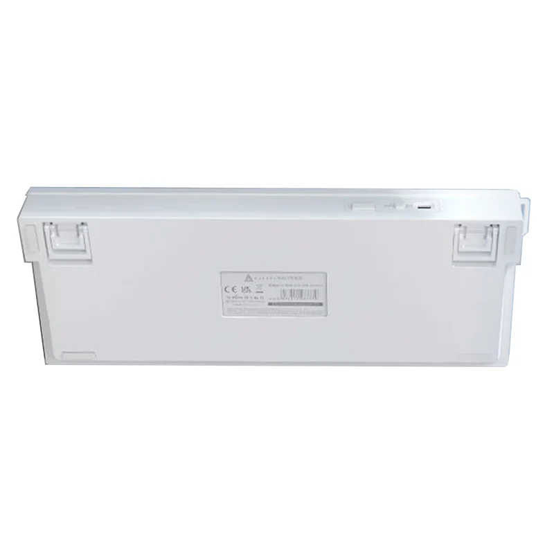 Ajazz AF82 White Light 82 Keys Wired Membrane Keyboard (White)