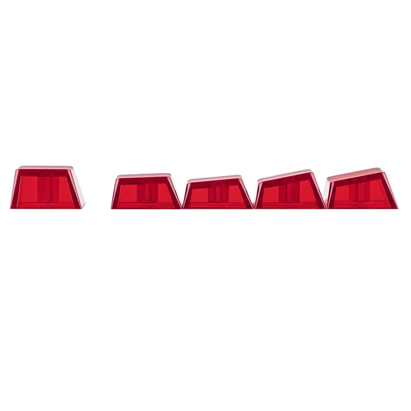 Ajazz AK029 RGB Magnetic Switch Wired 29-Keys Hot-Swappable Mechanical Keyboard (Transparent Red) (Flame Ignation Switch)