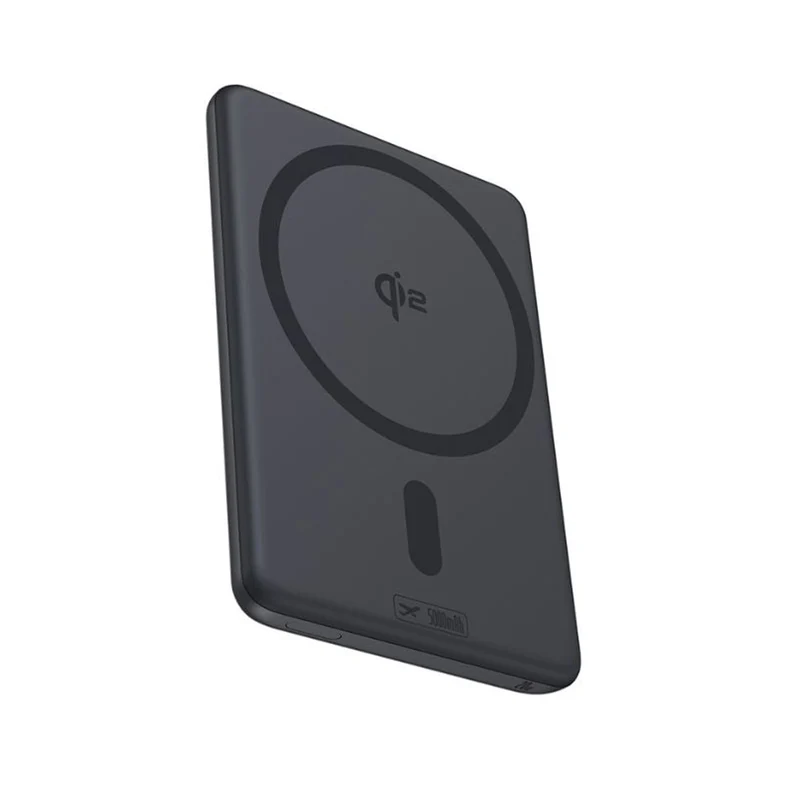 Baseus PicoGo AM31 Ultra-Mini Qi2 Magnetic Power Bank With Kickstand 5000mAh 20W (Cosmic Black) (P10081907123-00)
