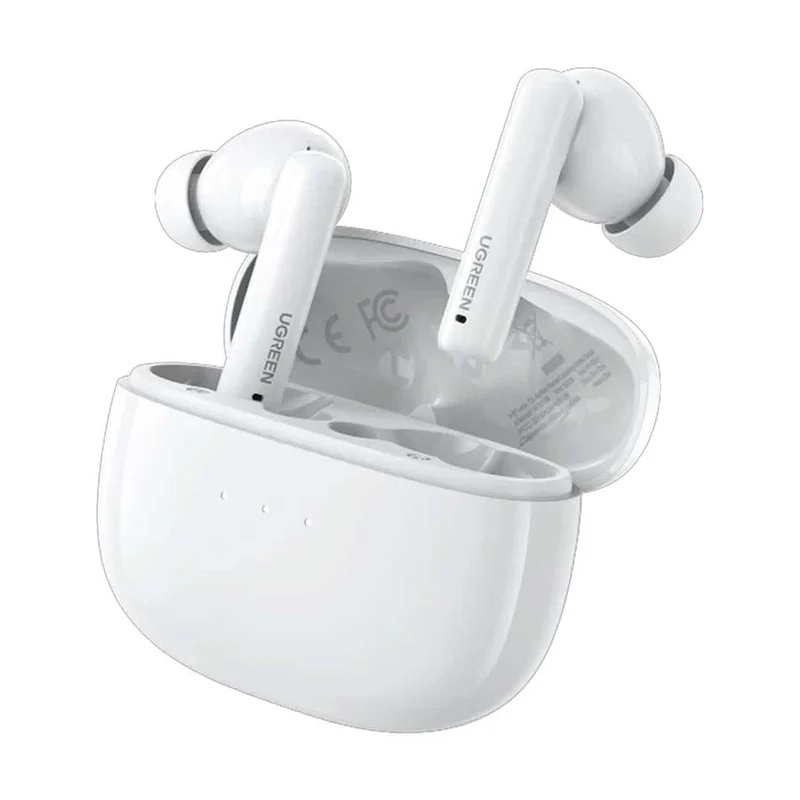 UGreen Hitune T3 Active Noise-Cancelling Wireless Earbuds (White) (WS106/90206)