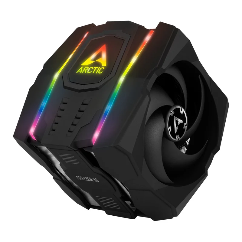 Arctic Freezer 50 Multi Compatible Dual Tower CPU Cooler with A-RGB - LGA1700 Kit included (ACFRE00080A)