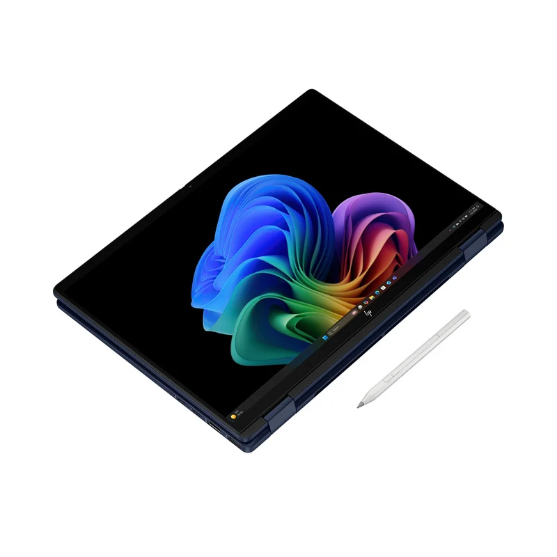 HP OmniBook X Flip 14-fm0124TU 2-in-1 Laptop Next Gen AI (Atmospheric Blue) | 14" 3K (2880x1800) OLED Touch 120Hz | Core Ultra 7 258V | 32GB RAM | 2TB SSD | Intel Arc 140V | Windows 11 Home | MS Office Home 2024+Stylus Pen+HP Everyday 16" Laptop Briefcase
