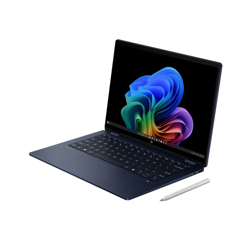 HP OmniBook X Flip 14-fm0124TU 2-in-1 Laptop Next Gen AI (Atmospheric Blue) | 14" 3K (2880x1800) OLED Touch 120Hz | Core Ultra 7 258V | 32GB RAM | 2TB SSD | Intel Arc 140V | Windows 11 Home | MS Office Home 2024+Stylus Pen+HP Everyday 16" Laptop Briefcase