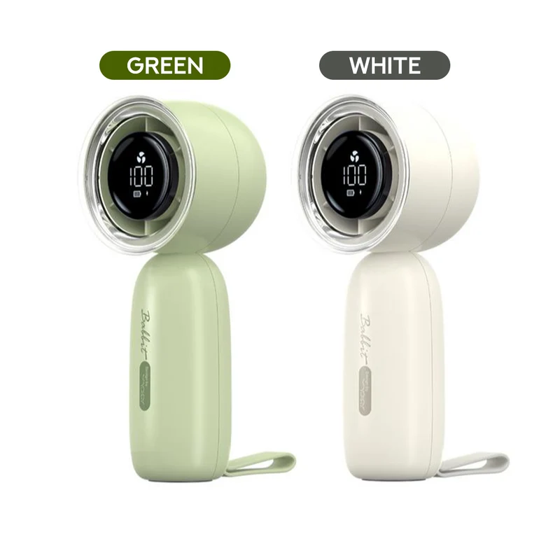 Vyvylabs Babbit High Speed 13000RPM Handheld Fan 3000mAh (Green, White) (VKH01-GN, VKH01-WH)