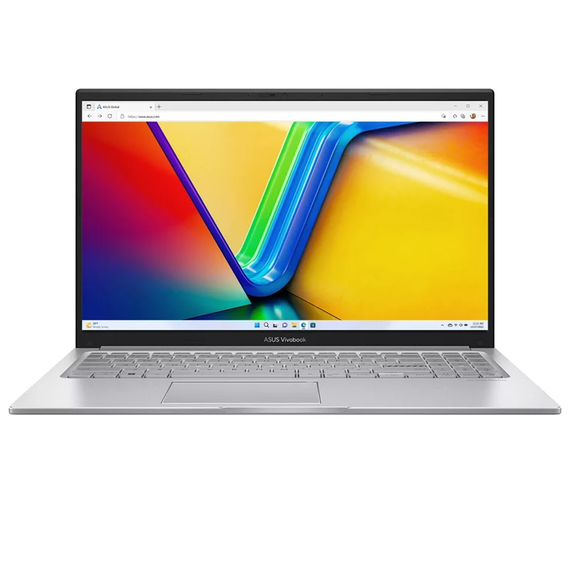 ASUS Vivobook 15 X1504VA-BQ4583WSM Laptop (Cool Silver) | 15.6" FHD (1920x1080) IPS | Core 5-120U | 16GB RAM | 512GB SSD | Intel Graphics | Windows 11 Home | MS Office Home 2024 + MS 365 Basic + ASUS AP4600 Backpack