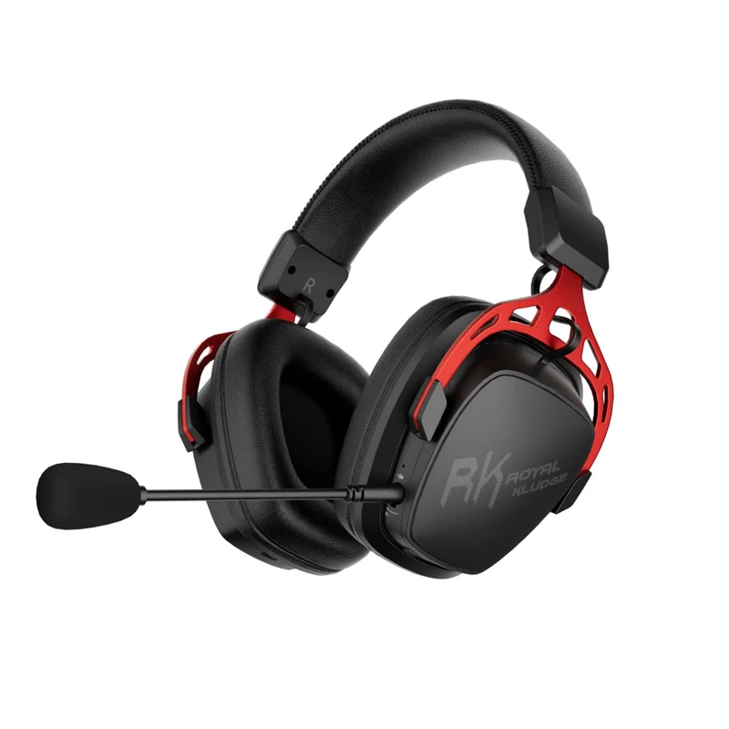 Royal Kludge RK HG103 RGB Tri-Mode Gaming Headphone (Black Ops, Cyborg White)