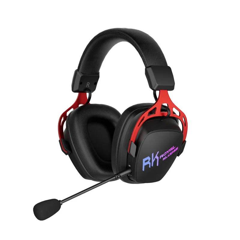 Royal Kludge RK HG103 RGB Tri-Mode Gaming Headphone (Black Ops, Cyborg White)
