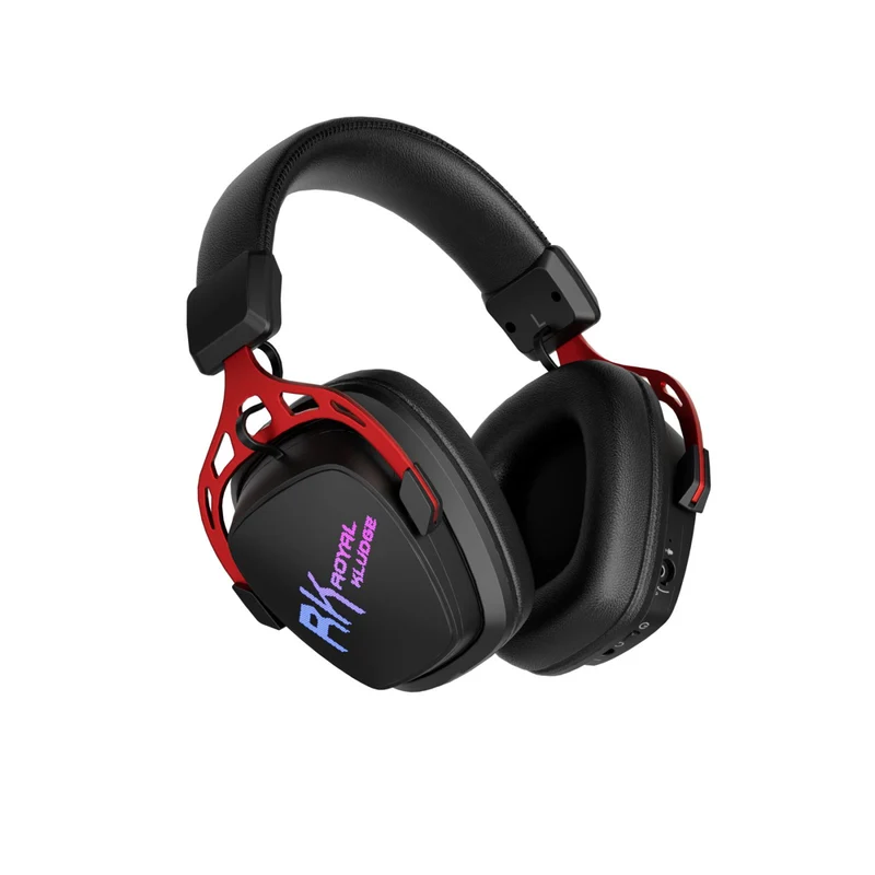Royal Kludge RK HG103 RGB Tri-Mode Gaming Headphone (Black Ops, Cyborg White)