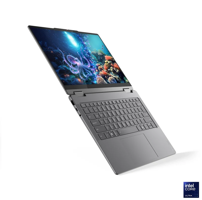 Lenovo Yoga 7 2-in-1 14ILL10 83JQ00DJPH Copilot+ PC Laptop (Luna Grey) | 14" WUXGA (1920x1200) OLED Touch | Core Ultra 5 | 16GB RAM | 1TB SSD | Intel Arc | Win11 Home | MS Office Home 2024 + MS 365 Basic+ Mouse+ Sleeve+ Pen+ A4Tech Fstyler Numeric Keypad