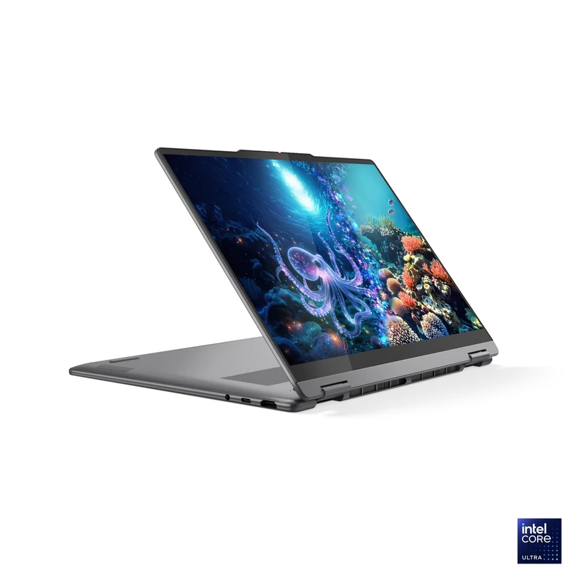 Lenovo Yoga 7 2-in-1 14ILL10 83JQ00DJPH Copilot+ PC Laptop (Luna Grey) | 14" WUXGA (1920x1200) OLED Touch | Core Ultra 5 | 16GB RAM | 1TB SSD | Intel Arc | Win11 Home | MS Office Home 2024 + MS 365 Basic+ Mouse+ Sleeve+ Pen+ A4Tech Fstyler Numeric Keypad
