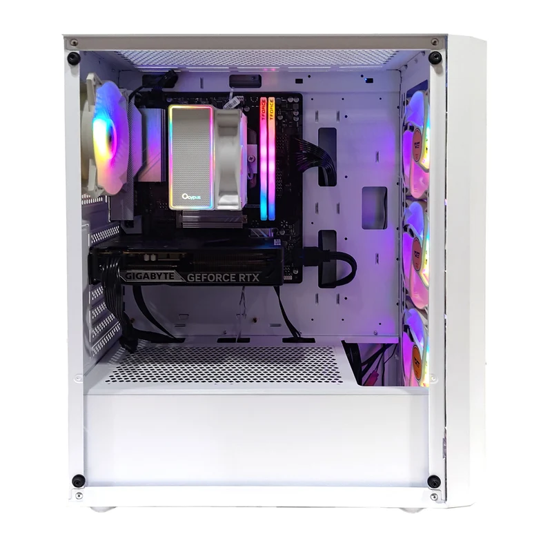 Sigma DK351 Luxury White Desktop Gaming PC | AMD Ryzen 5 7500F | 16GB RAM | 1TB SSD | RTX 5060 | Windows 11 Pro