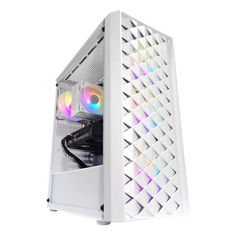 Sigma DK351 Luxury White Desktop Gaming PC | AMD Ryzen 5 7500F | 16GB RAM | 1TB SSD | RTX 5060 | Windows 11 Pro