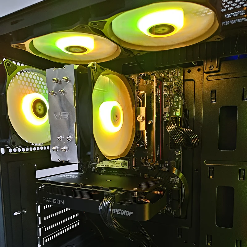 Sigma Airone 100X Black Desktop Gaming PC | AMD Ryzen 5 8400F| 16GB RAM | 1TB SSD| RX 9060 XT | Windows 11 Pro