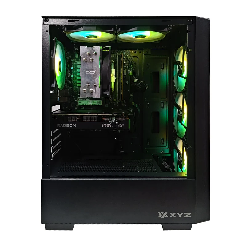 Sigma Airone 100X Black Desktop Gaming PC | AMD Ryzen 5 8400F| 16GB RAM | 1TB SSD| RX 9060 XT | Windows 11 Pro