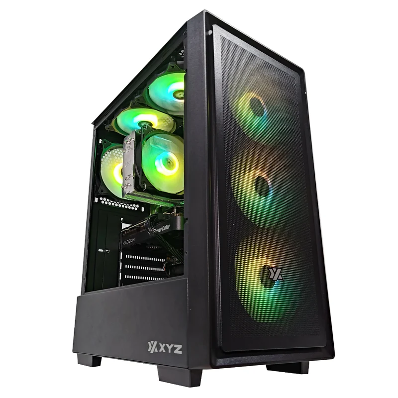 Sigma Airone 100X Black Desktop Gaming PC | AMD Ryzen 5 8400F| 16GB RAM | 1TB SSD| RX 9060 XT | Windows 11 Pro